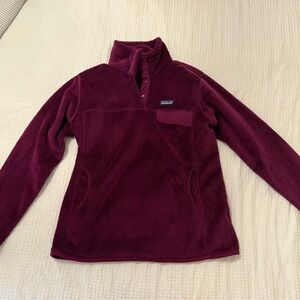 Patagonia Burgundy Fleece Pullover